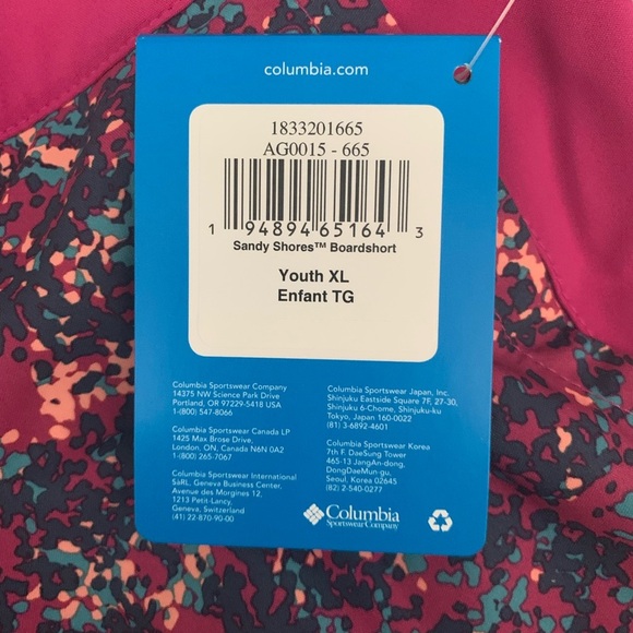 Columbia Omni-Shade Shorts Youth XL - Picture 7 of 8